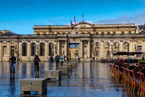 Hotel de Ville Palais Rohan, town hall. Bordeaux, Gironde. Aquitaine region. France Europe