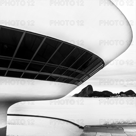 Niteroi Contemporary Art Museum, Rio de Janeiro, Brasil.