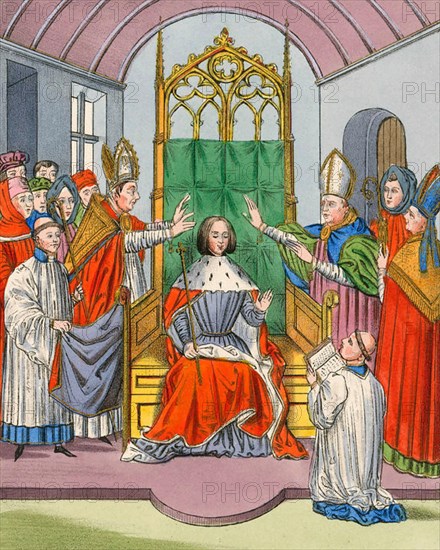 CORONATION OF EDWARD III (1312-1377) on 1 February 1327