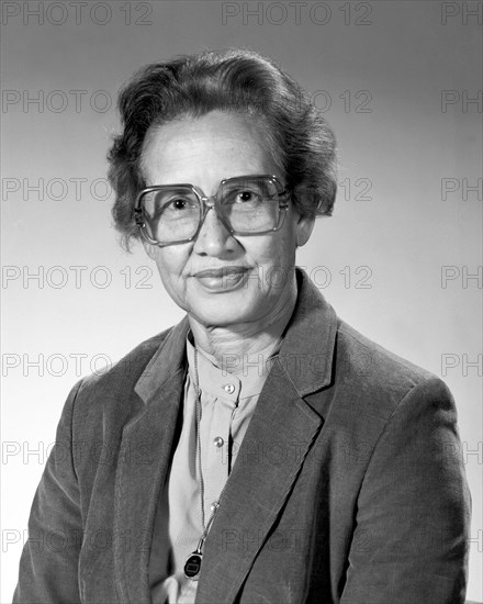 Katherine Johnson. Portrait of Katherine Coleman Goble Johnson (born 1918) at NASA in 1983.