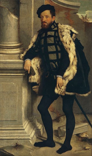 Ritratto di Gentiluomo - Michel de l’Hospital - 1554 - oil on canvas 185 x 115 cm - Moroni Giovanni Battista