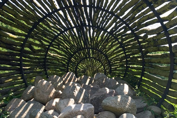 Land art by Milanese Alfio Bonanno at Tranekaer Castle Park Langeland Denmark