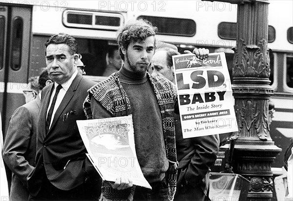 LSD-  Promoting the use of the drug LSD in London about 1966