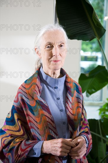 Jane Goodall in the Lobby of the Nature Conservatory, Arlington Virginia