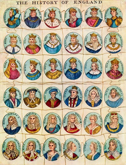 After a reproduction of possibly the first jigsaw puzzle. From The Sketch Magazine Coronation Number published 1937.