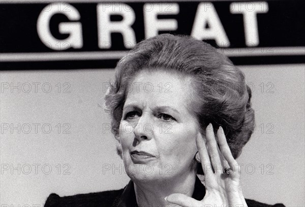 UK.Ex- Prime Minister Margaret Thatcher. London 1988