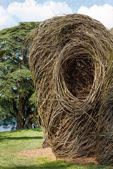 Chaumont-sur-Loire garden festival, land art.