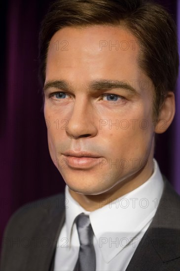 Actor Brad Pitt - Madame Tussauds Hong Kong,  wax museum at the Peak Tower on Hong Kong Island