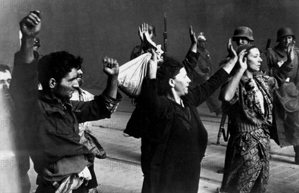 World war two: As the Warsaw Ghetto was destroyed, following the Warsaw Uprising in 1943, captured Jews were taken to be deported