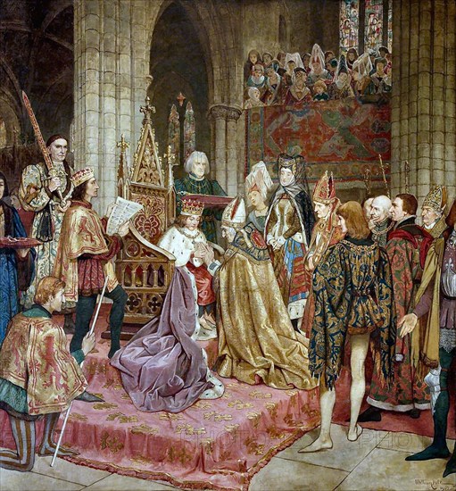 Hole  William Brassey - the Coronation of King James II at Holyrood  1437