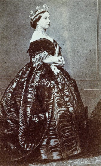 Queen Victoria, portrait photograph by Charles Clifford, 1861