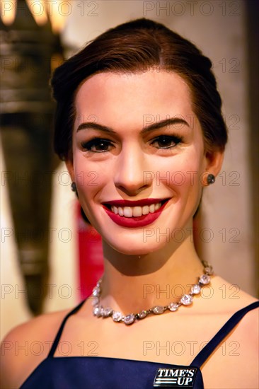Anne Hathaway in Madame Tussauds of New York