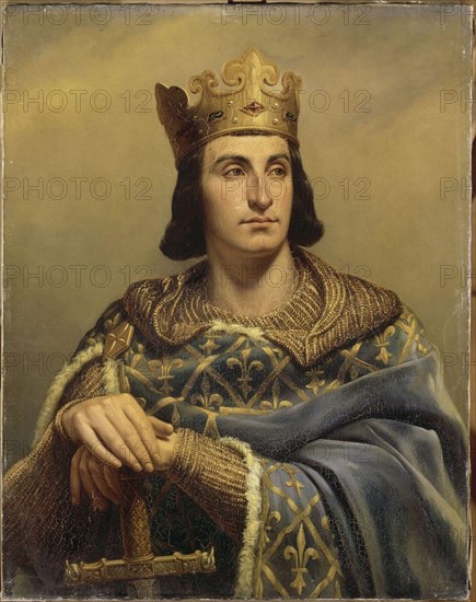 Louis-Félix Amiel-Philippe II dit Philippe-Auguste Roi de France (1165-1223).