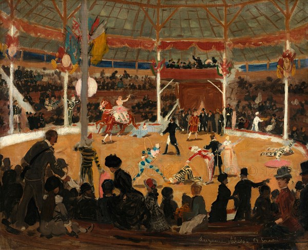 The Circus by Suzanne Valadon, 1889