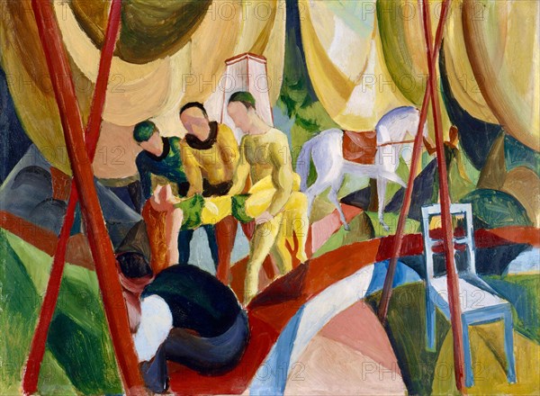 August Macke artwork entitled Circus.