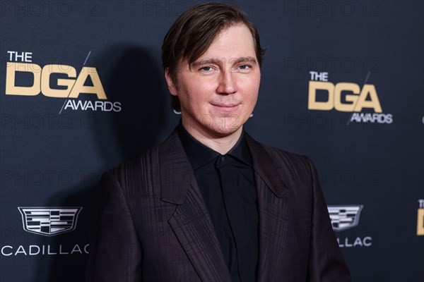 Beverly Hills, United States. 18th Feb, 2023. BEVERLY HILLS, LOS ANGELES, CALIFORNIA, USA - FEBRUARY 18: American actor Paul Dano arrives at the 75th Annual Directors Guild Of America (DGA) Awards held at The Beverly Hilton Hotel on February 18, 2023 in Beverly Hills, Los Angeles, California, United States. (Photo by Xavier Collin/Image Press Agency) Credit: Image Press Agency/Alamy Live News