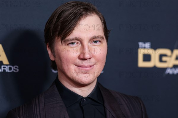 Beverly Hills, United States. 18th Feb, 2023. BEVERLY HILLS, LOS ANGELES, CALIFORNIA, USA - FEBRUARY 18: American actor Paul Dano arrives at the 75th Annual Directors Guild Of America (DGA) Awards held at The Beverly Hilton Hotel on February 18, 2023 in Beverly Hills, Los Angeles, California, United States. (Photo by Xavier Collin/Image Press Agency) Credit: Image Press Agency/Alamy Live News