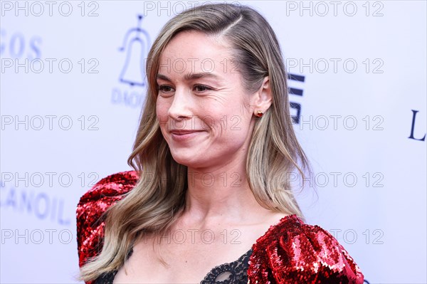 Beverly Hills, United States. 23rd Apr, 2023. BEVERLY HILLS, LOS ANGELES, CALIFORNIA, USA - APRIL 23: American actress Brie Larson wearing Rodarte arrives at The Daily Front Row's 7th Annual Fashion Los Angeles Awards held at the Crystal Garden at The Beverly Hills Hotel on April 23, 2023 in Beverly Hills, Los Angeles, California, United States. (Photo by Xavier Collin/Image Press Agency) Credit: Image Press Agency/Alamy Live News