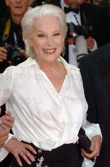 bernadette Lafont and Alain Chabat at the 2007 Cannes Film Festival for "A Mighty Heart" Premiere.