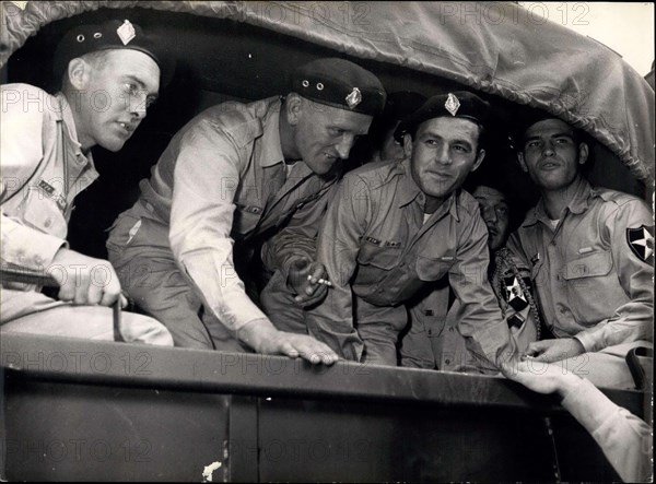 Aug. 15, 1953 - They Were Prisoners in Korea: The seven French prisoners of war who were liberated after the Armistice in Korea