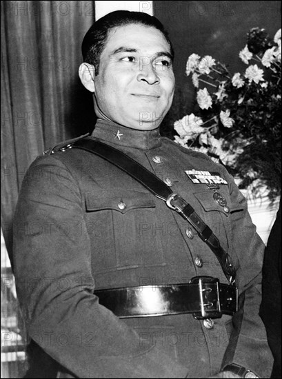 Cuba: The Cuban dictator Fulgencio Batista (16 January 1901 - 6 August 1973), Havana, March 1952.

Fulgencio Batista y Zaldívar was a Cuban President, dictator and military leader closely aligned with and supported by the United States. He served as the leader of Cuba from 1933 to 1944 and from 1952 to 1959, before being overthrown as a result of the Cuban Revolution.