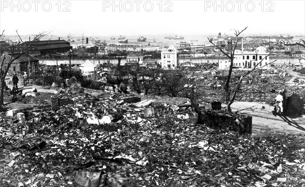 The Great Kanto earthquake (????? Kanto daishinsai) struck the Kanto Plain on the Japanese main island of Honshu at 11:58 in the morning on Saturday, September 1, 1923. Varied accounts indicate the duration of the earthquake was between four and 10 minutes. The 2011 Tohoku earthquake later surpassed that record, at magnitude 9.0.The earthquake had a magnitude of 7.9 on the Moment magnitude scale (Mw), with its focus deep beneath Izu Oshima Island in the Sagami Bay. The cause was a rupture of part of the convergent boundary where the Philippine Sea Plate is subducting beneath the Okhotsk Plat