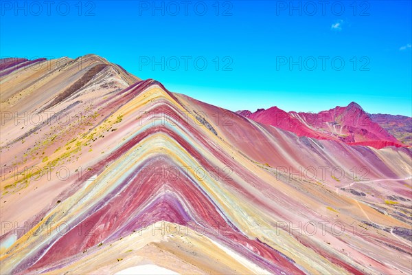 Rainbow Mountain in the Cusco region, Peru