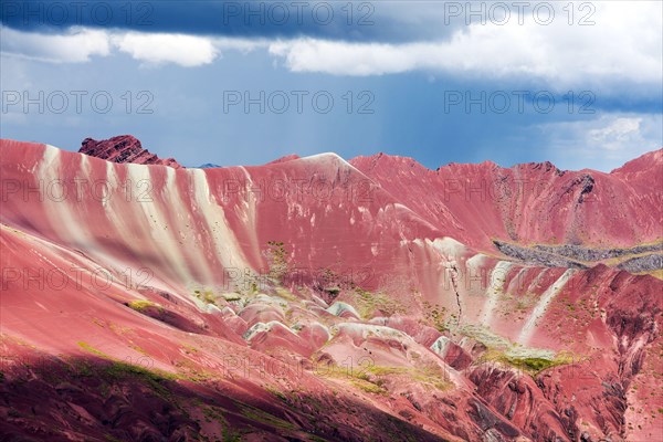 Rainbow mountains or Vinicunca Montana de Siete Colores, Cuzco region in Peru, Peruvian Andes