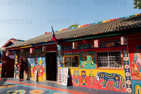 Famous attraction of rainbow village