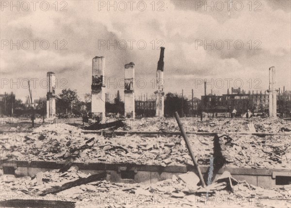 Japan Earthquake 1923: The Ruins of the Home department building