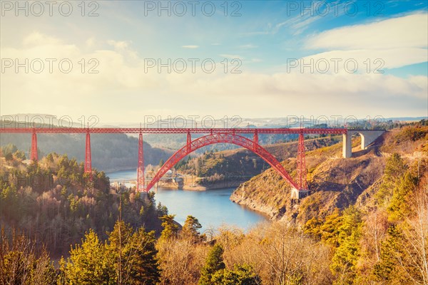 The Garabit Viaduct is a railway arch bridge in the Massif Central region in France. The bridge was constructed in the 1880s by Gustave Eiffel.