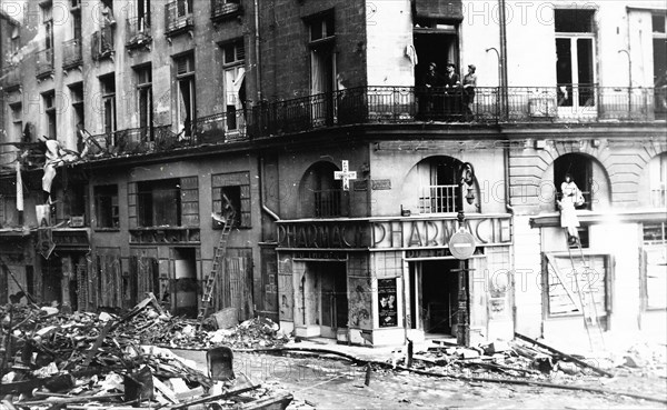 world war ii : bombing of nantes, France