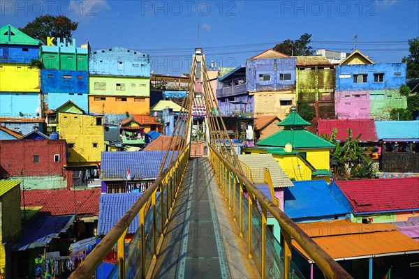 Kampung Tridi, Rainbow Village in Malang, East Java, Indonesia