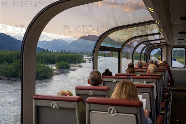 The Alaska Railroad Coastal Classic runs between Anchorage and Seward, Alaska.