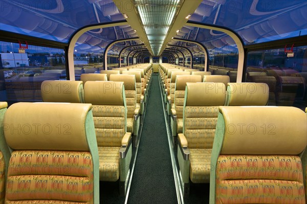 Rocky Mountaineer Train observation car