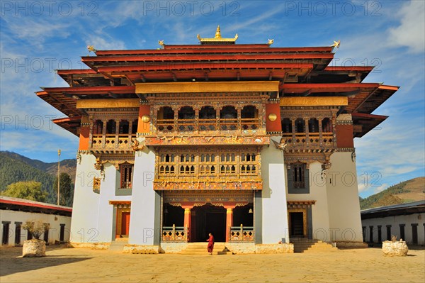 Gangte (Gangtey) Goemba, Phobjikha Valley, Bhutan