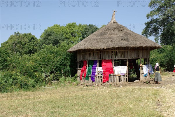 African hut in Ethiopia
