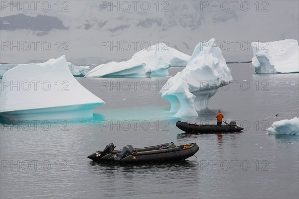 Icebergs of Curverville Island on the Antarctic Peninsular, which is one of the fastest warming places on the planet,