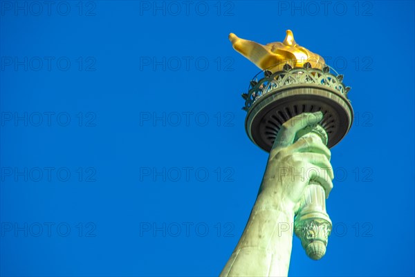 detail of statue of liberty at new york usa