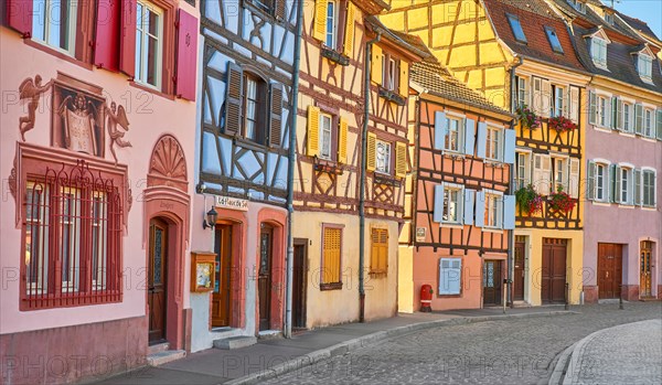 Colorful houses in Petite Venise (Little Venice) district, Colmar, France