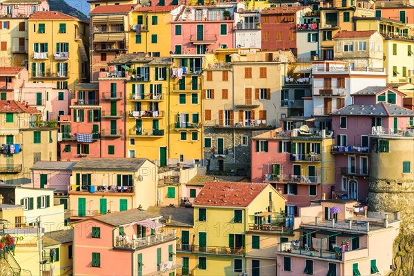 Italy Riviera at Colorful Manarola village, Cinque Terre, Italy