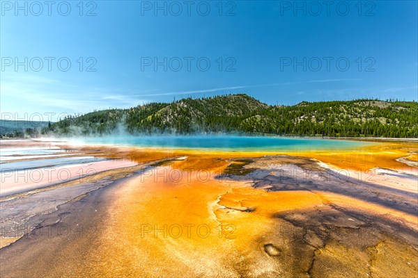 Grand Prismatic Spring in Yellowstone National Park