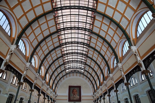 General post office building in Ho Chi Minh city.  Vietnam.