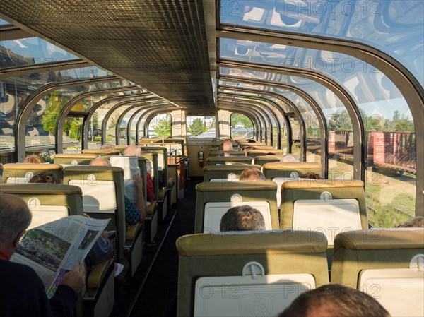 Internal carriage of the Rocky Mountaineer, Canada