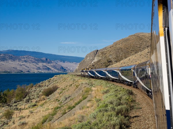 Views of and from the Rocky Mountaineer train in Canada