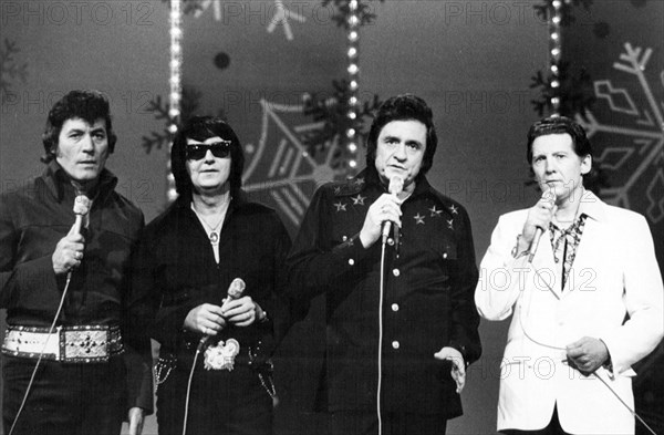 Carl Perkins Roy Orbison Johnny Cash Jerry Lee Lewis 1977