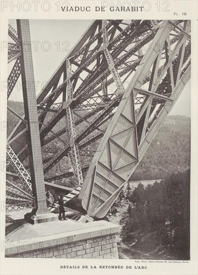 Viaduc de Garabit Planche 19 - Mémoire de G. Eiffel