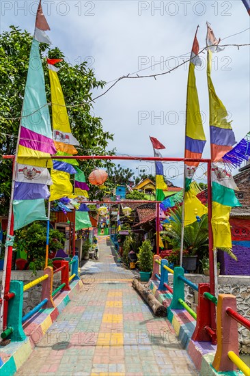 Kampung Pelangi in Semarang Indonesia