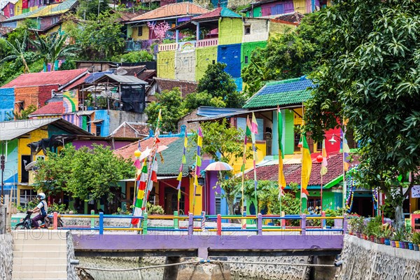 Kampung Pelangi in Semarang Indonesia