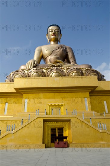 Buddha Dordenma,  large Buddha statue and temple,  Thimphu, Bhutan